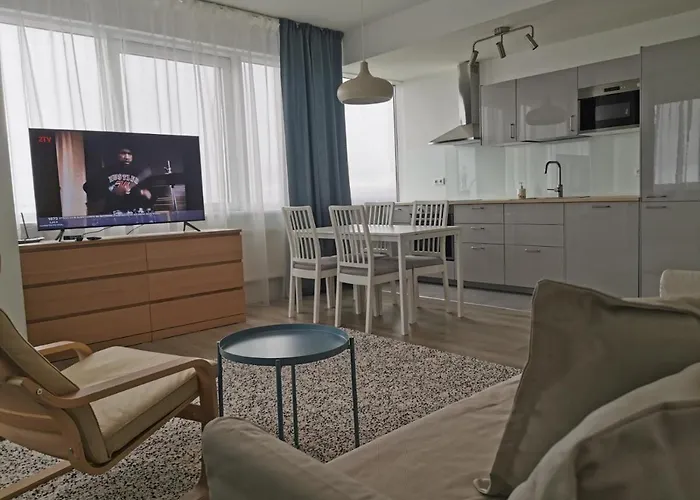 Lejlighed 34 Floor At The Of The Baltic Klaipėda